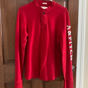 Abercrombie & Fitch long sleeve three button Henley
